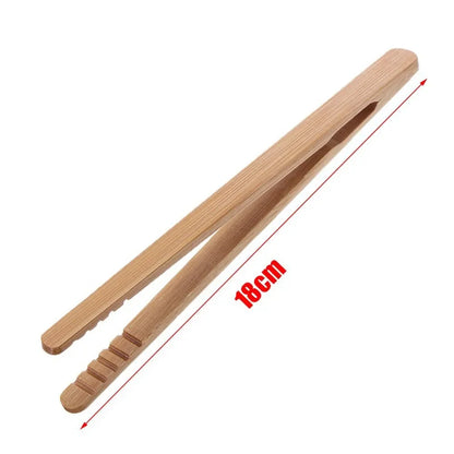 18cm Bamboo Tongs 2PCS