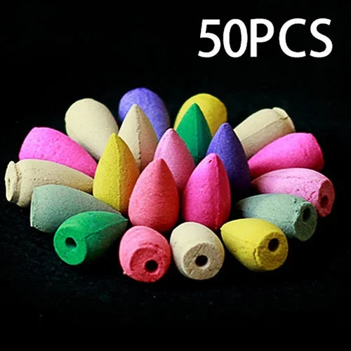 Mixed Backflow Incense 50PCS
